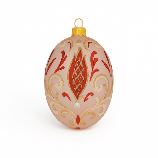 Uovo Pasquale arabesque rosa
