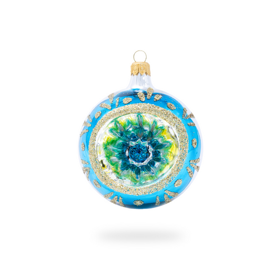 Gold blue souvenir ball - random decoration