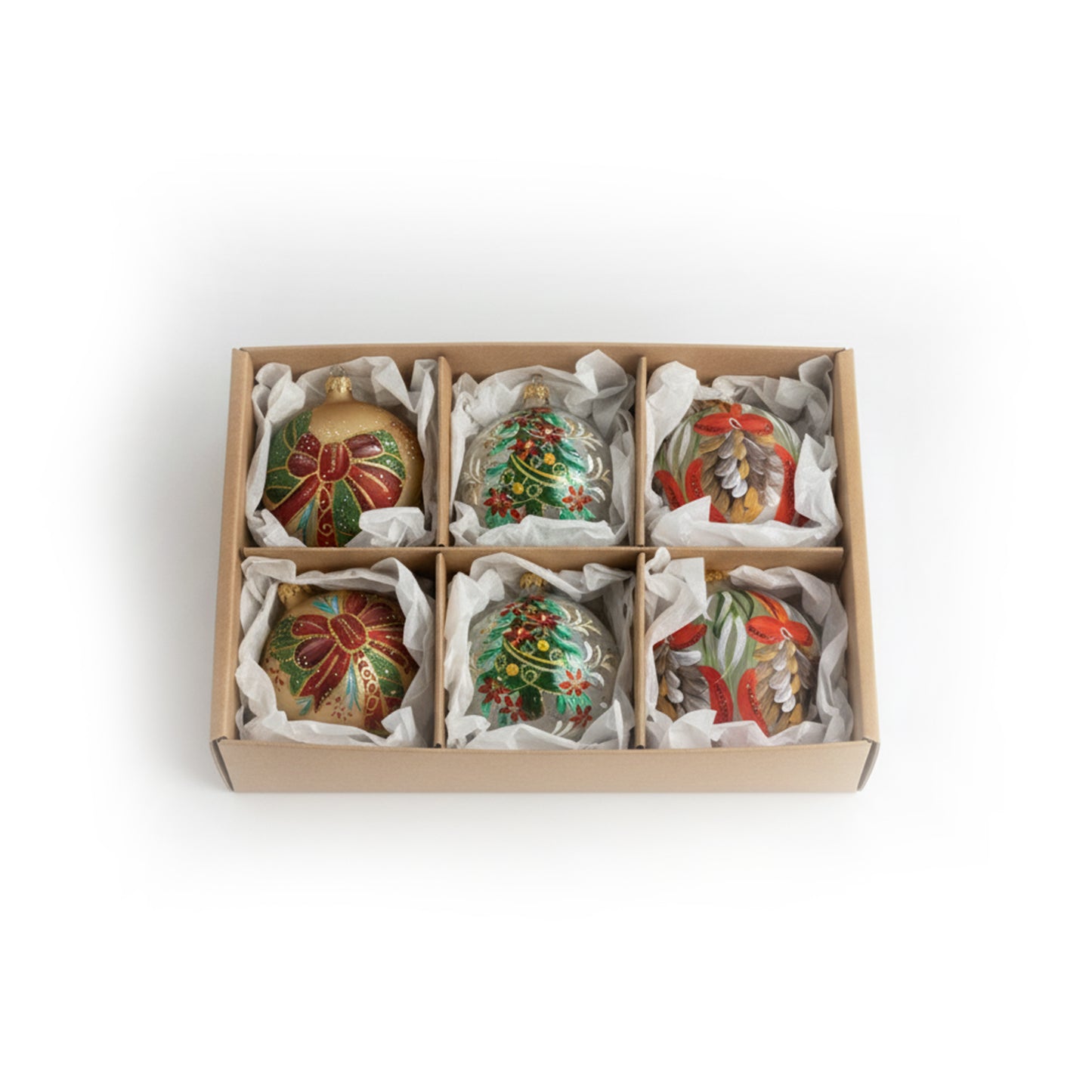 Box of 6 spheres “Le Luci di Bellagio”