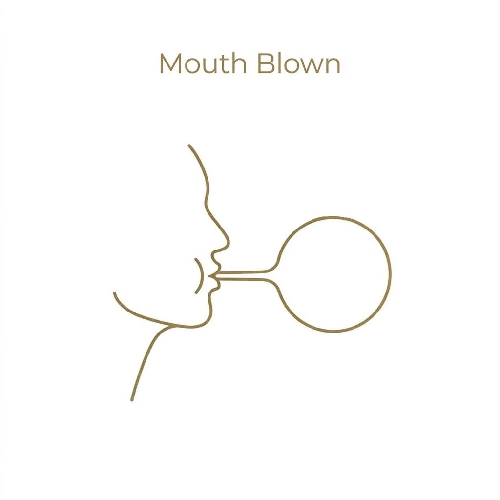 Mouth blown in Bellagio, Made in Italy