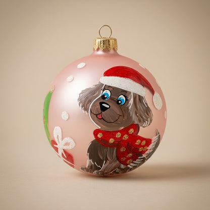 Pink dog ball