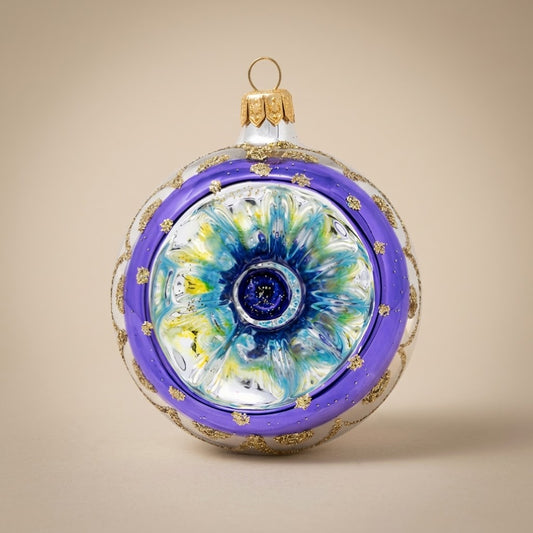 Purple and gold souvenir ball