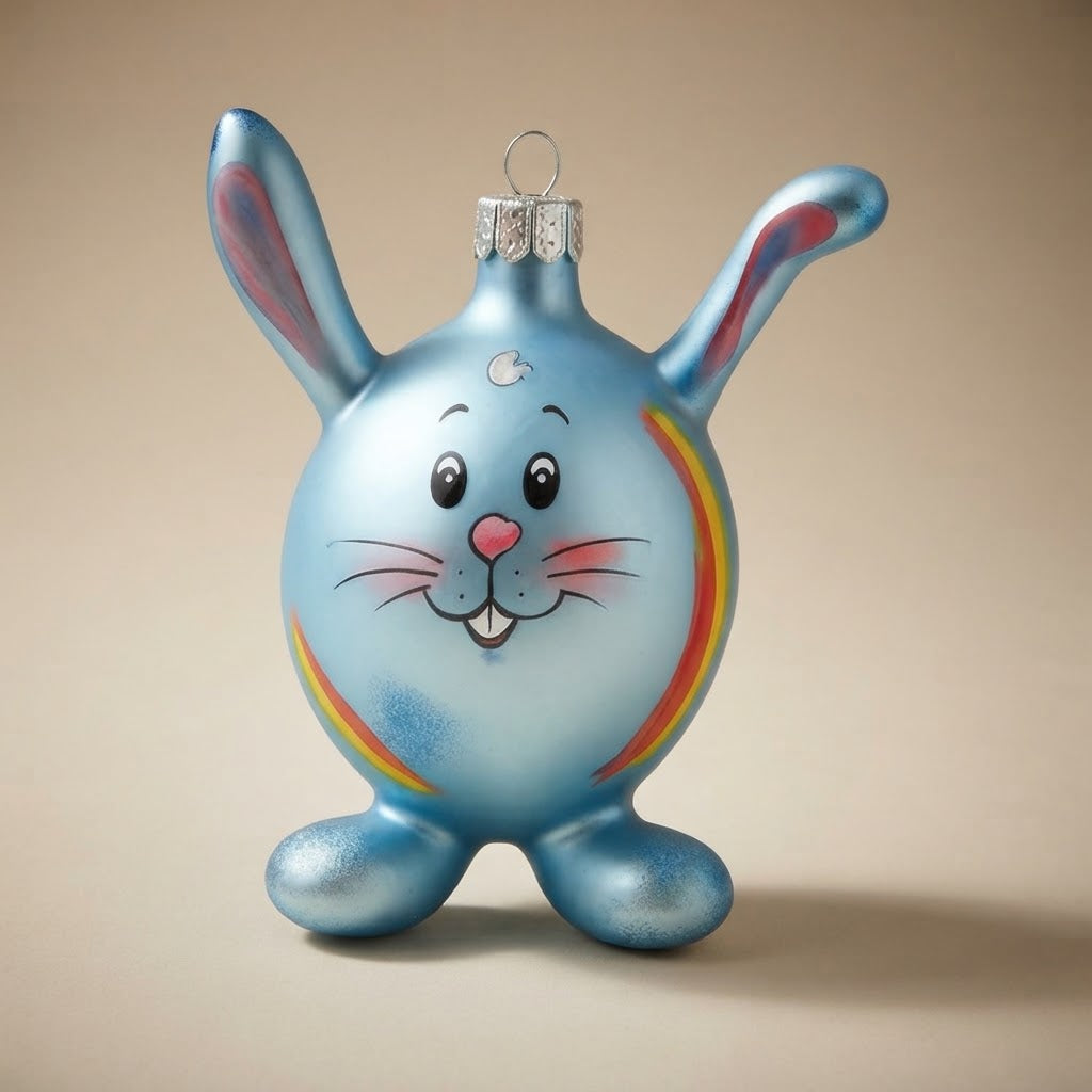 Coniglietto pasquale, decorazione di Pasqua dipinta a mano