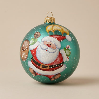 Santa with Parachute Ornament 