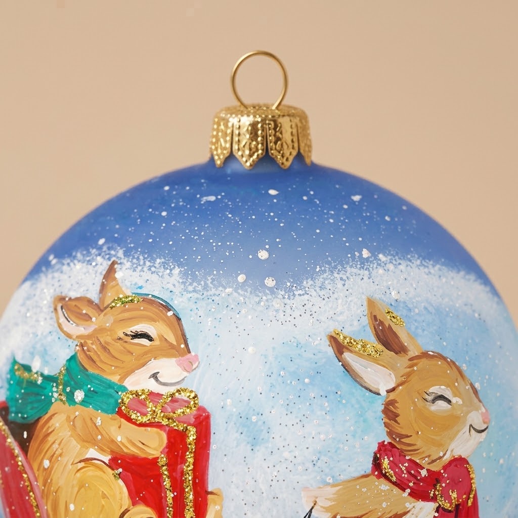 Ball rabbits with sled