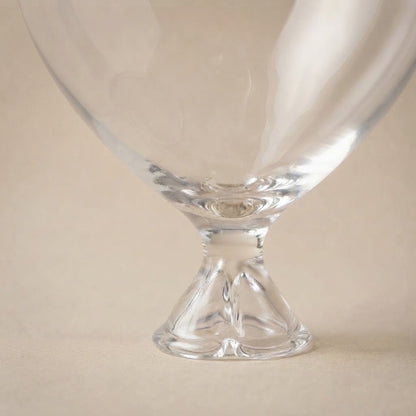 Clear glass balloon ornament