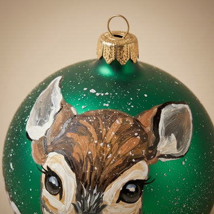 Fawn Ball Ornament 10 cm