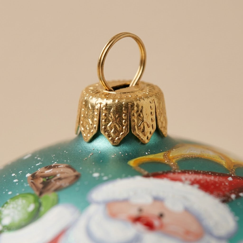 Santa with Parachute Ornament 