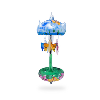 Colorful butterfly carousel