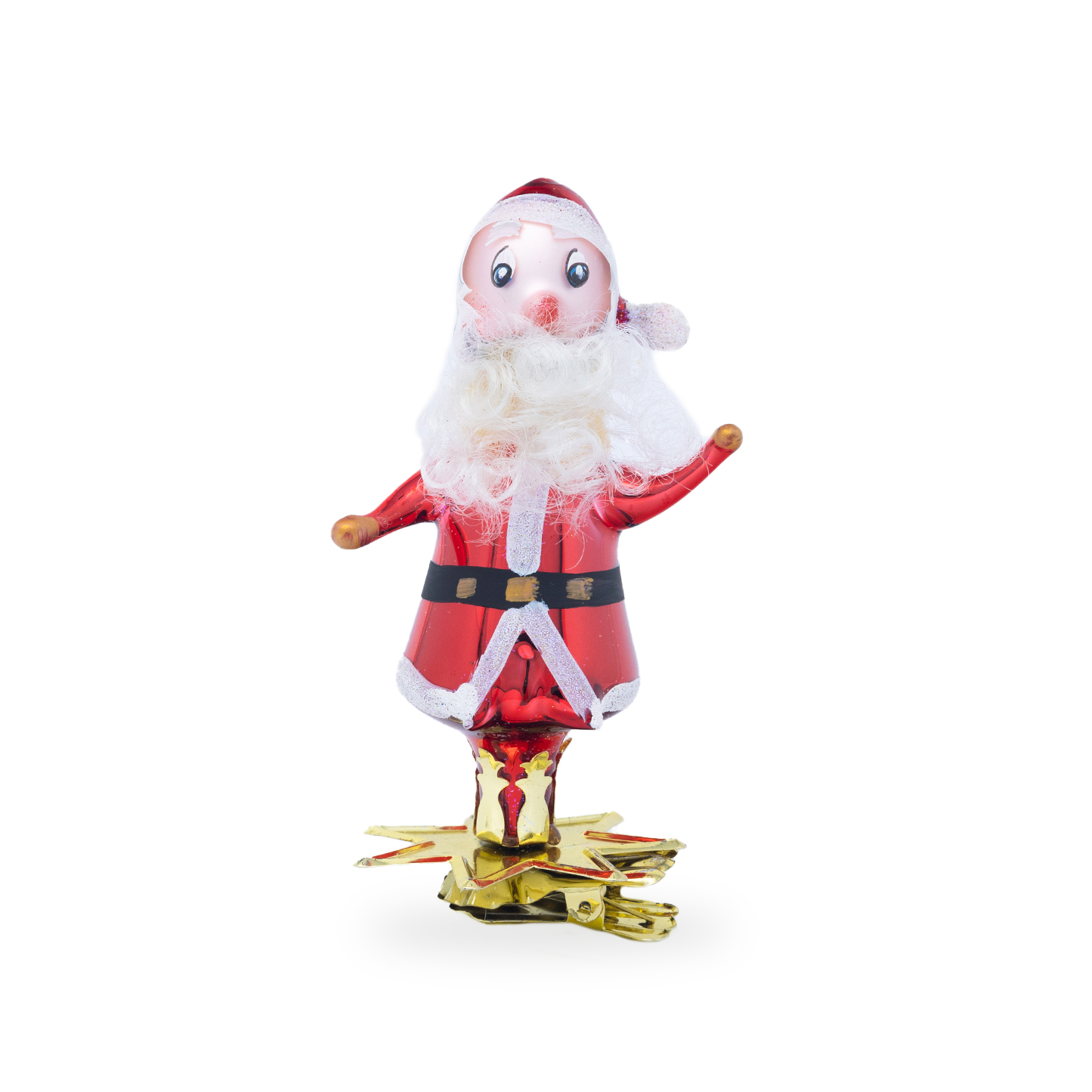 Santa Claus suit gold clip