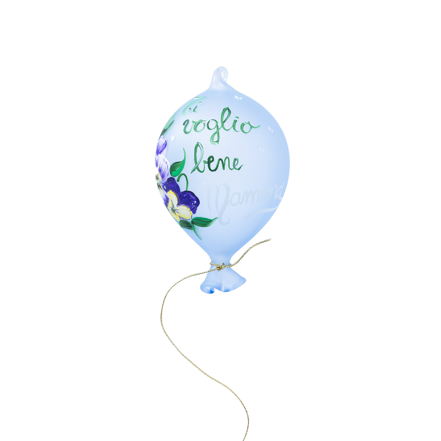 Blue "mum" balloon