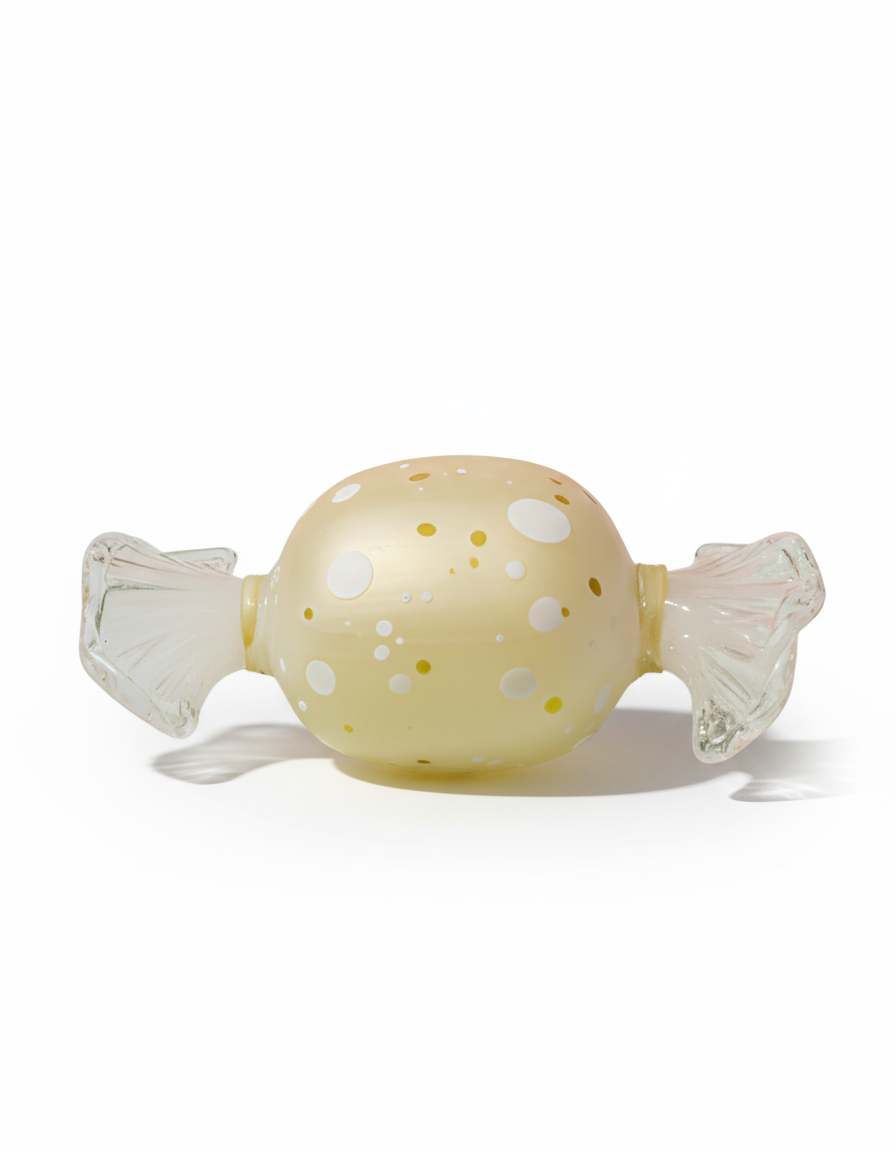 Caramella in vetro soffiato – Gialla