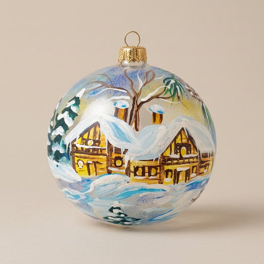 Illuminated village ball