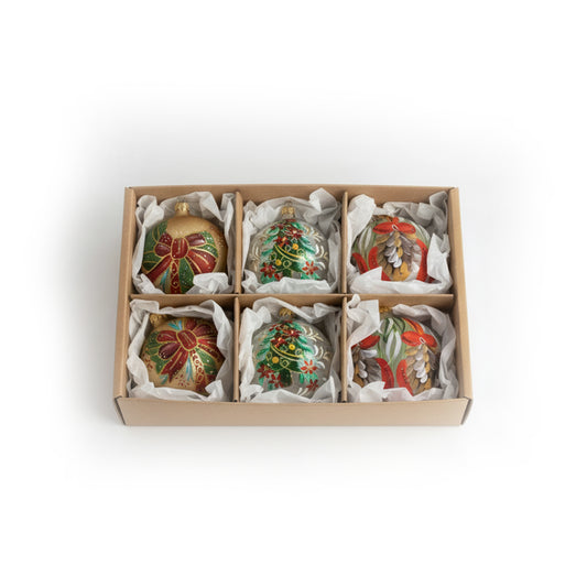 Box of 6 spheres “Le Luci di Bellagio”