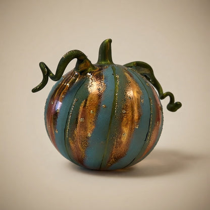 Zucca in vetro vista dall'altro lato